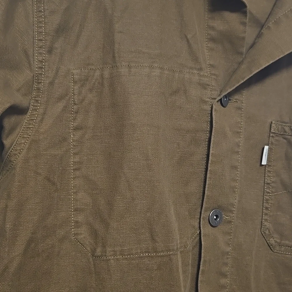 Men's Olive Military Field Jacket - Picture 13 of 15